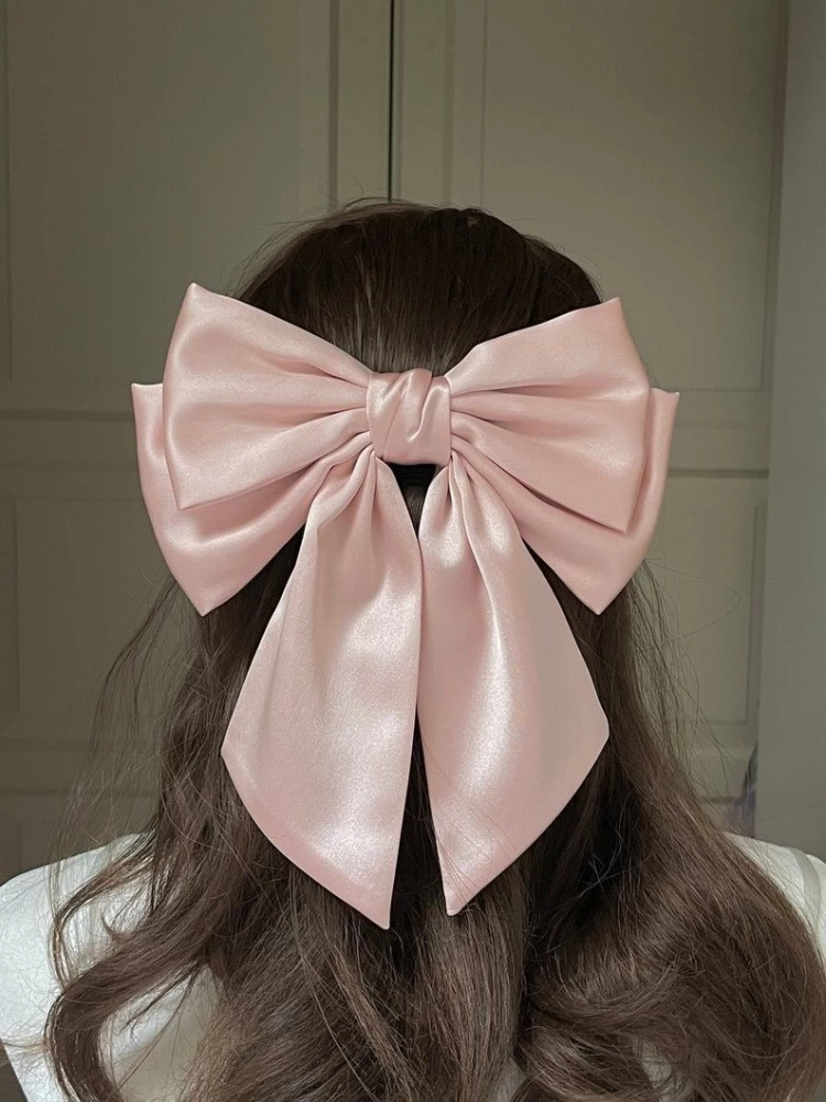 beautiful-satin-hair-bow-for-girls-1-sku-29-hair-clip-hazel-original-imaggjh7heufy42d